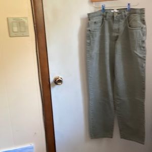 Badge jeans Size w33. L32. Grey Stone washed Rivets on pockets